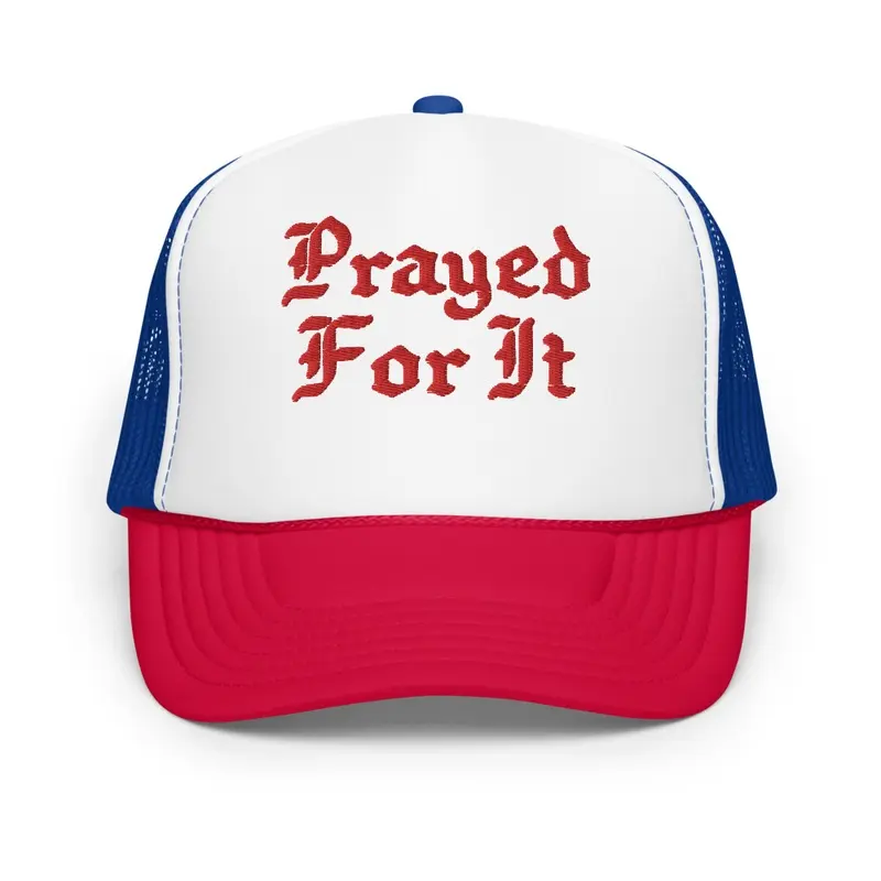 Pray Foam Hat (RWB)