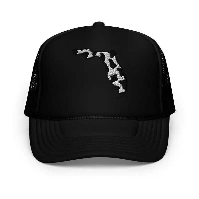 FL Cowprint Foam Trucker Hat