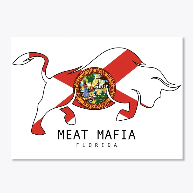 Florida Bull Sticker